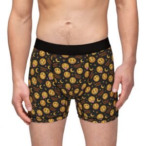 Naughty Emojis Pattern - Sexy Innuendo - Biker Apparel - Undies - Men's Boxers