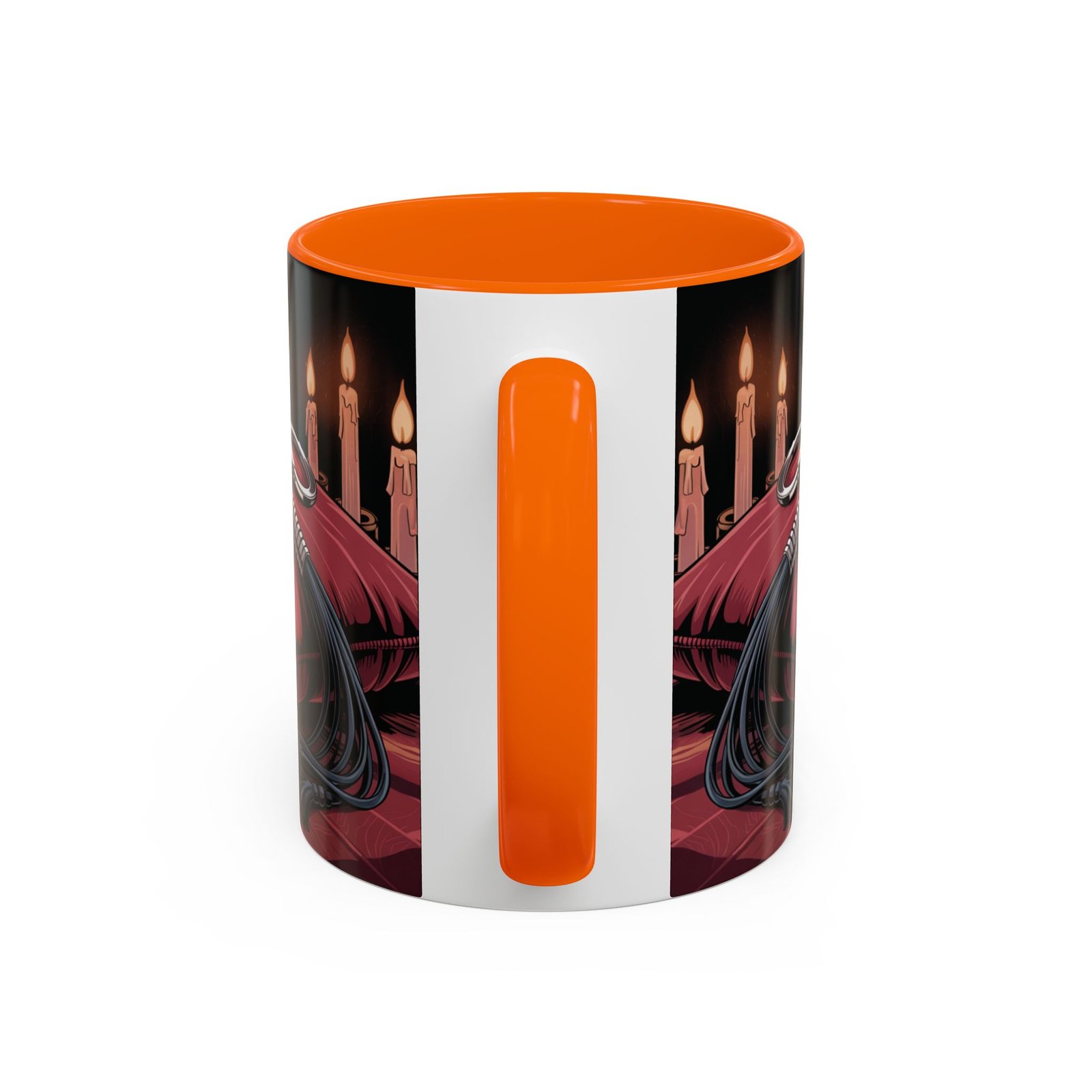 Seductive Handcuff Accent - Candles and a Whip - Bondage Theme - Choice of Colors - Coffee Mug - 11 & 15oz - Image 45