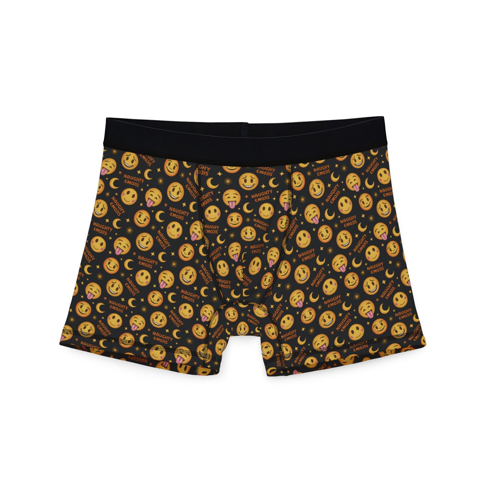 Naughty Emojis Pattern - Sexy Innuendo - Biker Apparel - Undies - Men's Boxers - Image 2