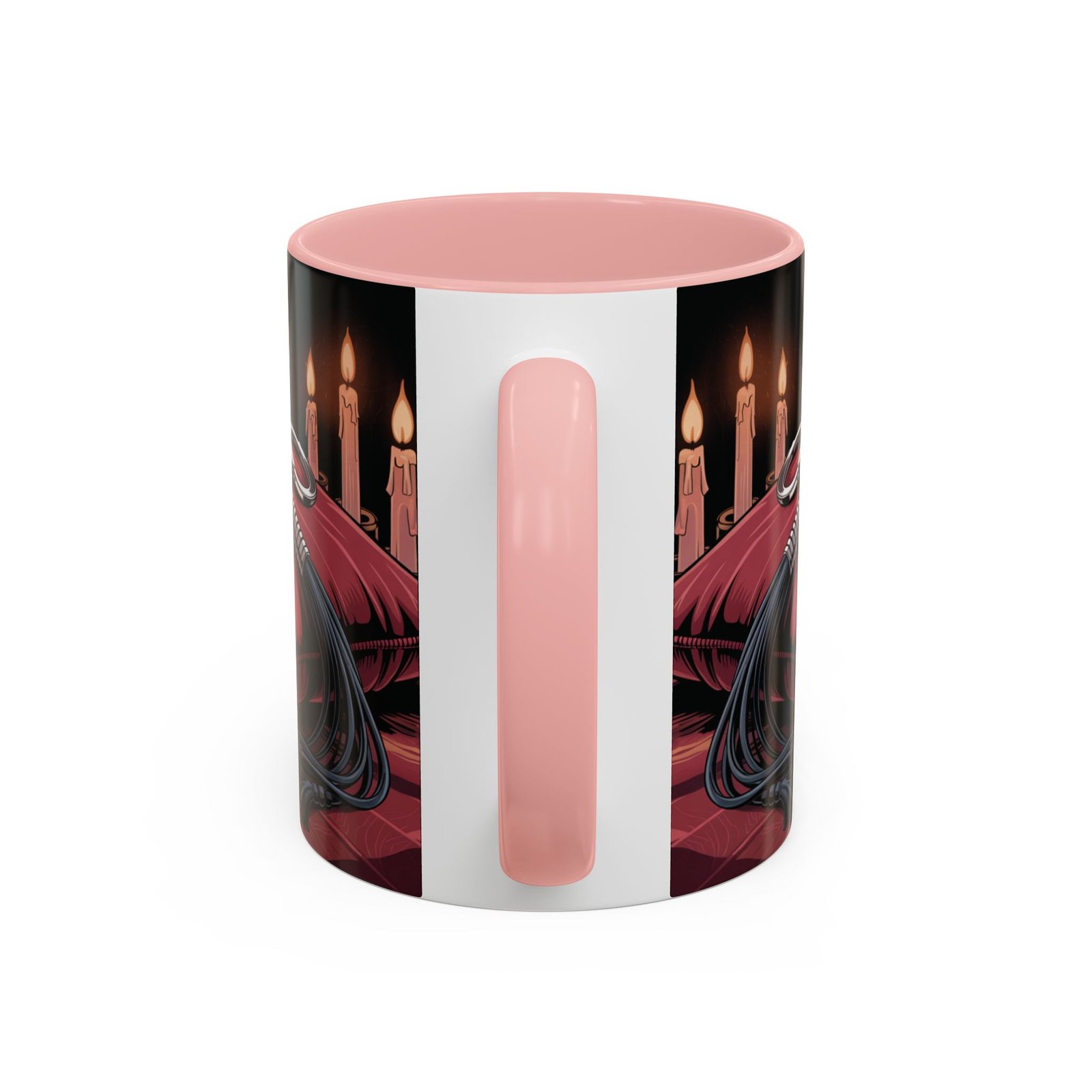 Seductive Handcuff Accent - Candles and a Whip - Bondage Theme - Choice of Colors - Coffee Mug - 11 & 15oz - Image 17