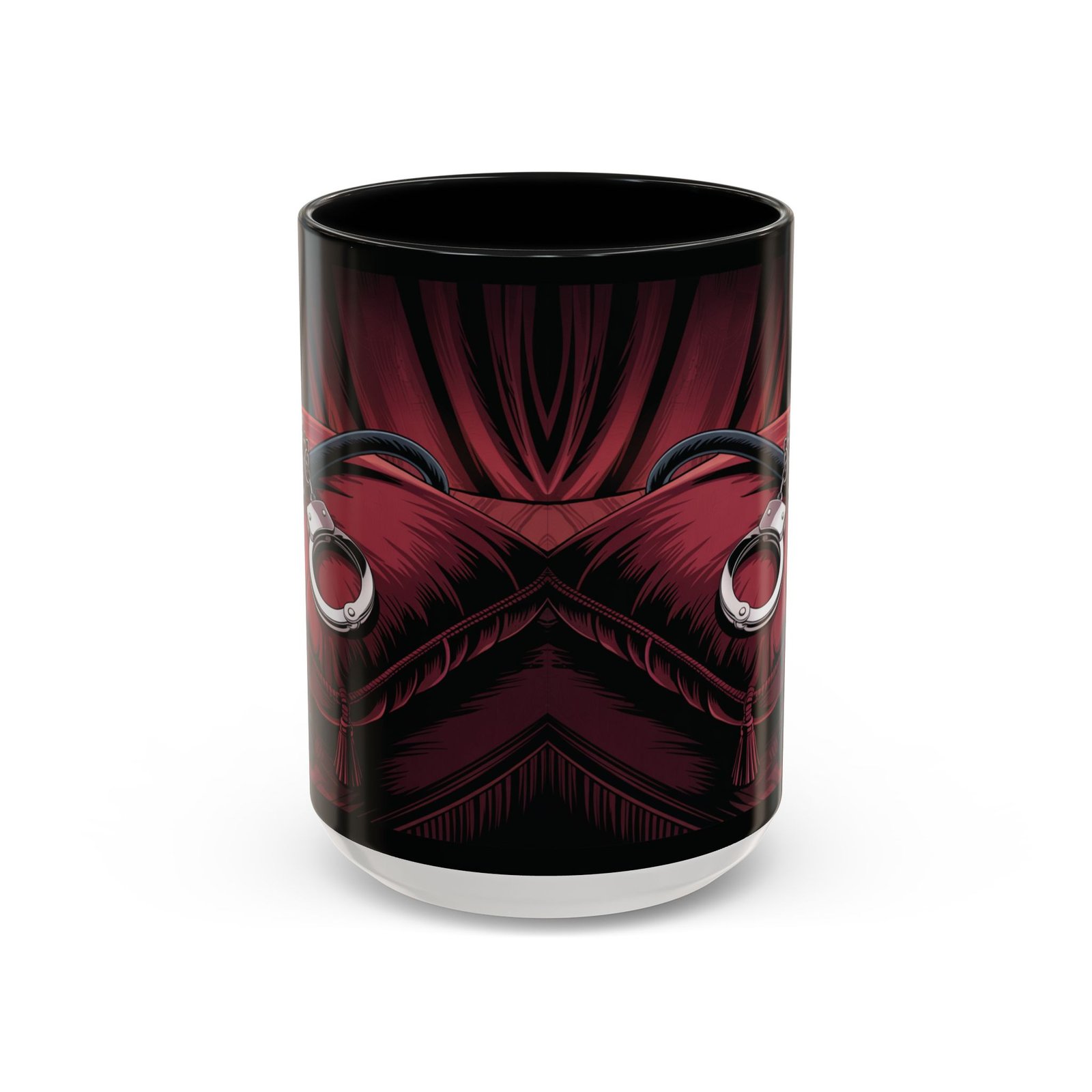 Seductive Handcuff Accent - Candles and a Whip - Bondage Theme - Choice of Colors - Coffee Mug - 11 & 15oz - Image 21