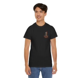 Ghost Rider Leather Small Logo - Skull Flames - T-Shirt - Choice of Colors - Unisex Tee