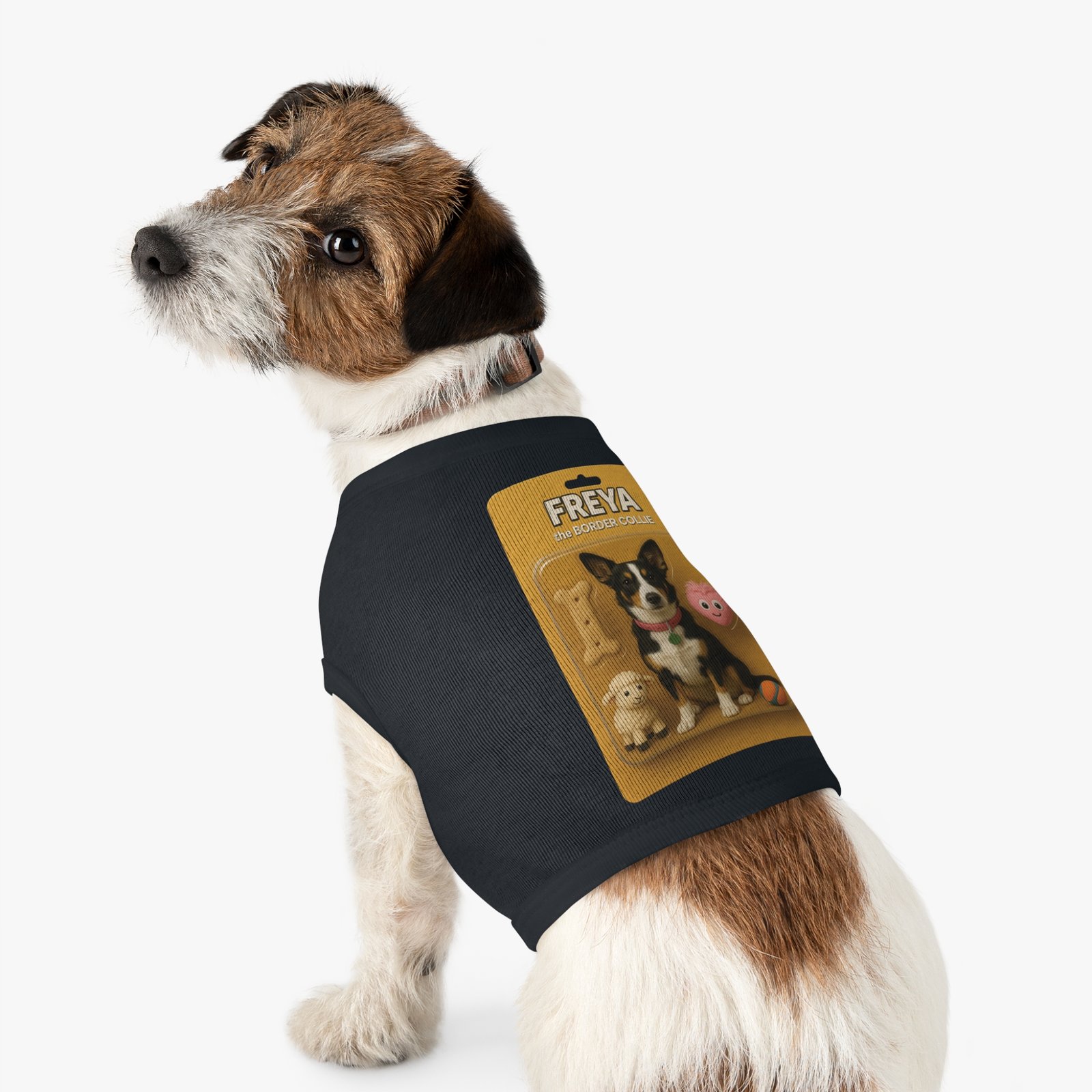 Custom Personalization of Your Dog or Cat Tee - Black - T-Shirt - Pet Tank Top