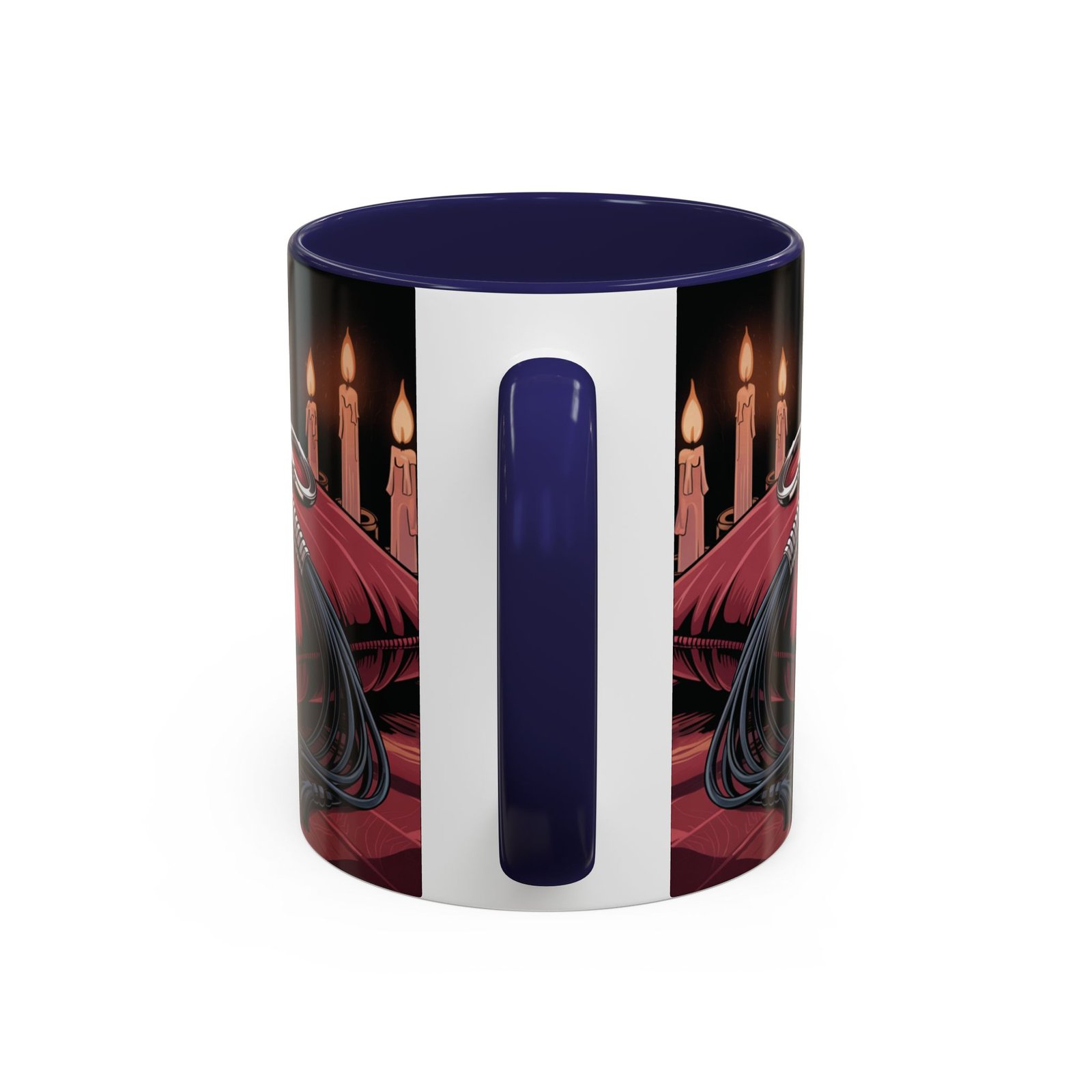 Seductive Handcuff Accent - Candles and a Whip - Bondage Theme - Choice of Colors - Coffee Mug - 11 & 15oz - Image 14
