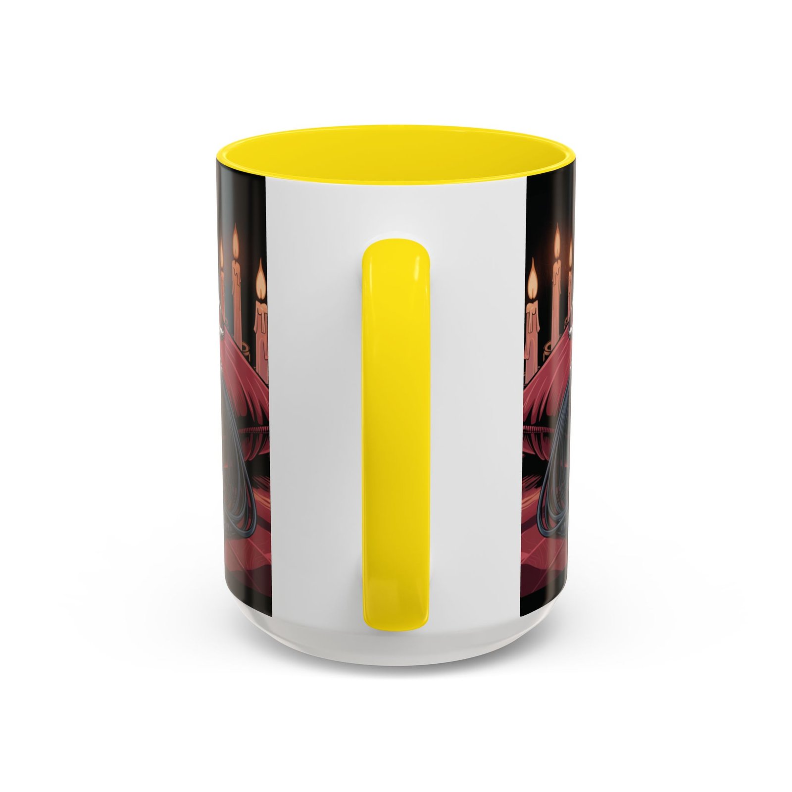 Seductive Handcuff Accent - Candles and a Whip - Bondage Theme - Choice of Colors - Coffee Mug - 11 & 15oz - Image 64
