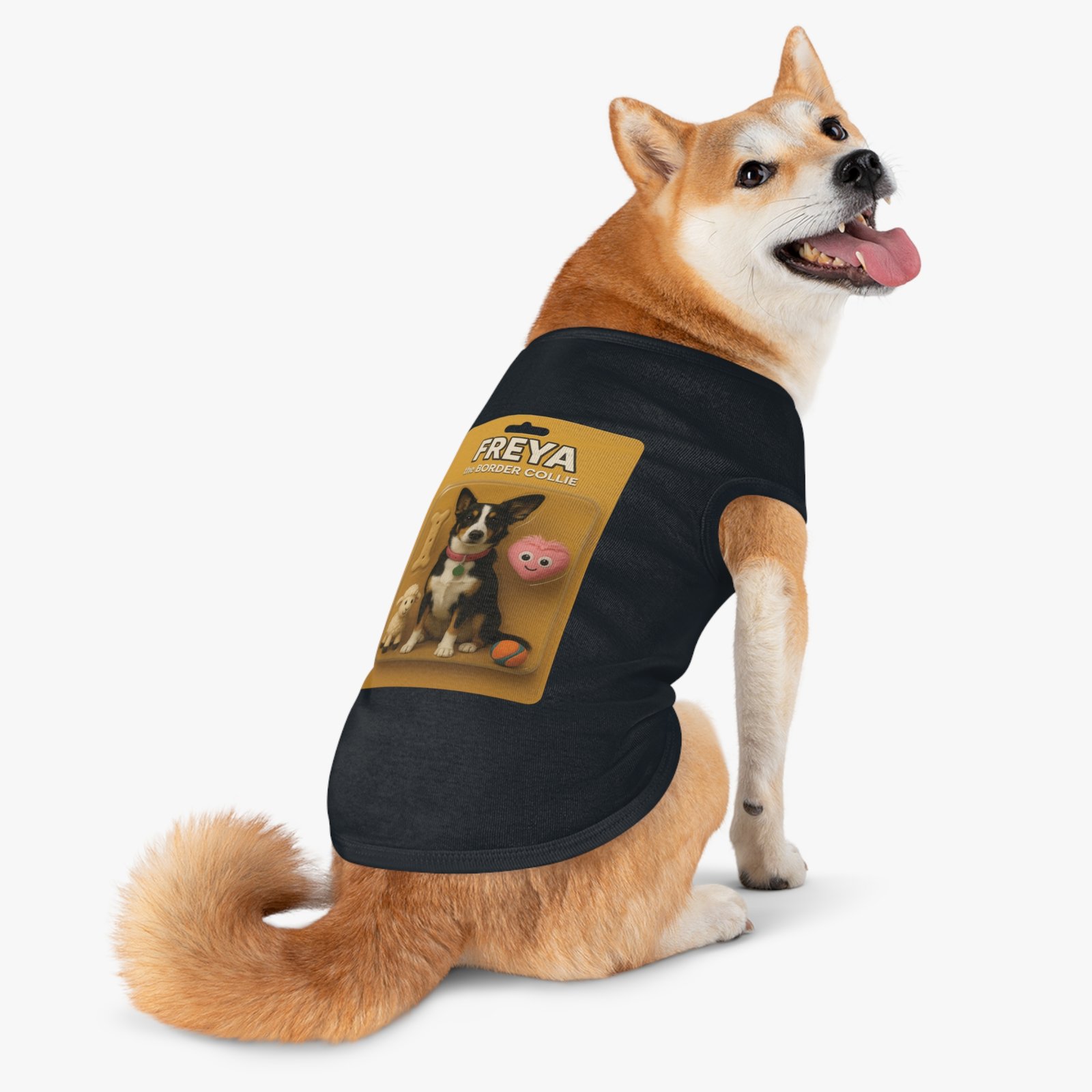 Custom Personalization of Your Dog or Cat Tee - Black - T-Shirt - Pet Tank Top - Image 6