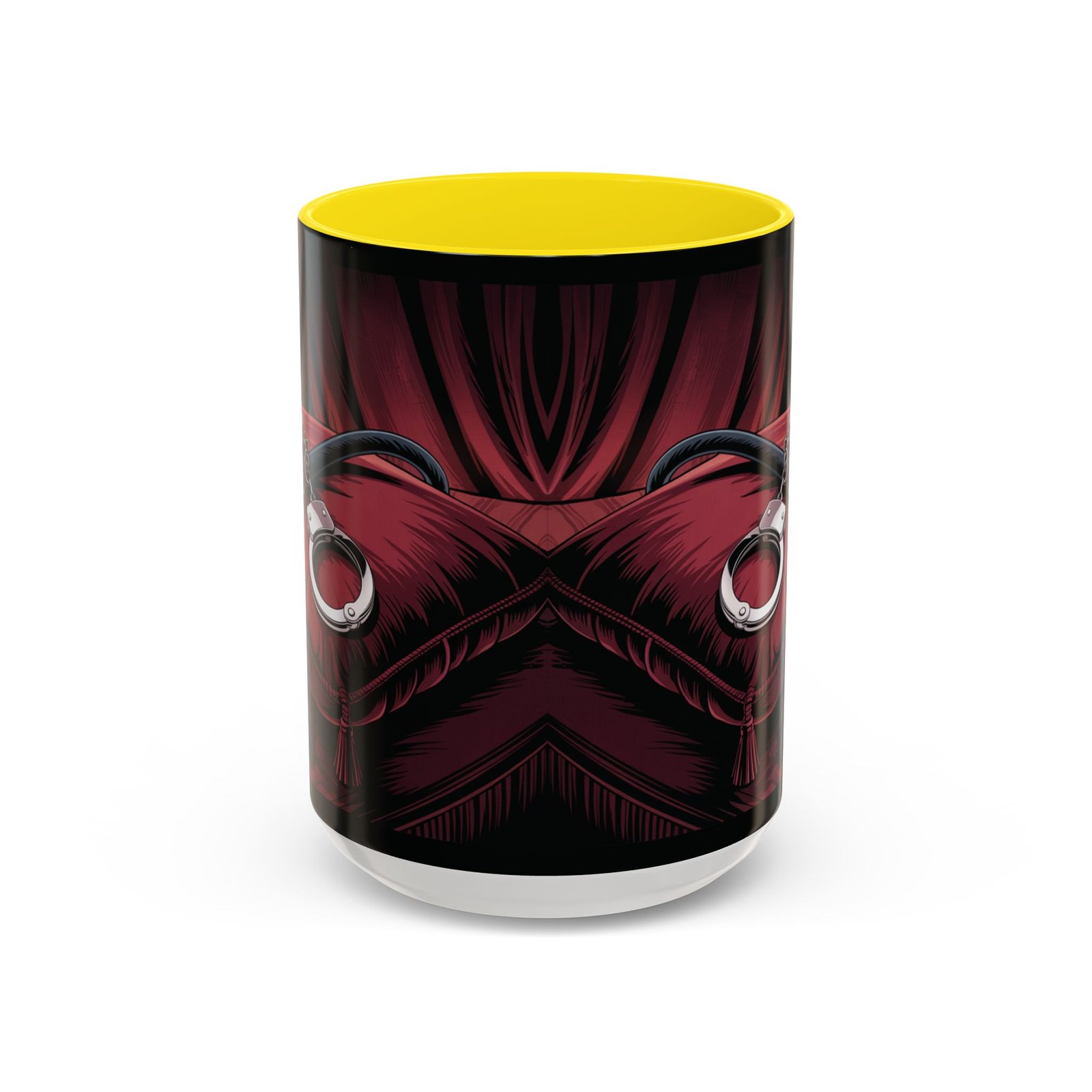 Seductive Handcuff Accent - Candles and a Whip - Bondage Theme - Choice of Colors - Coffee Mug - 11 & 15oz - Image 61