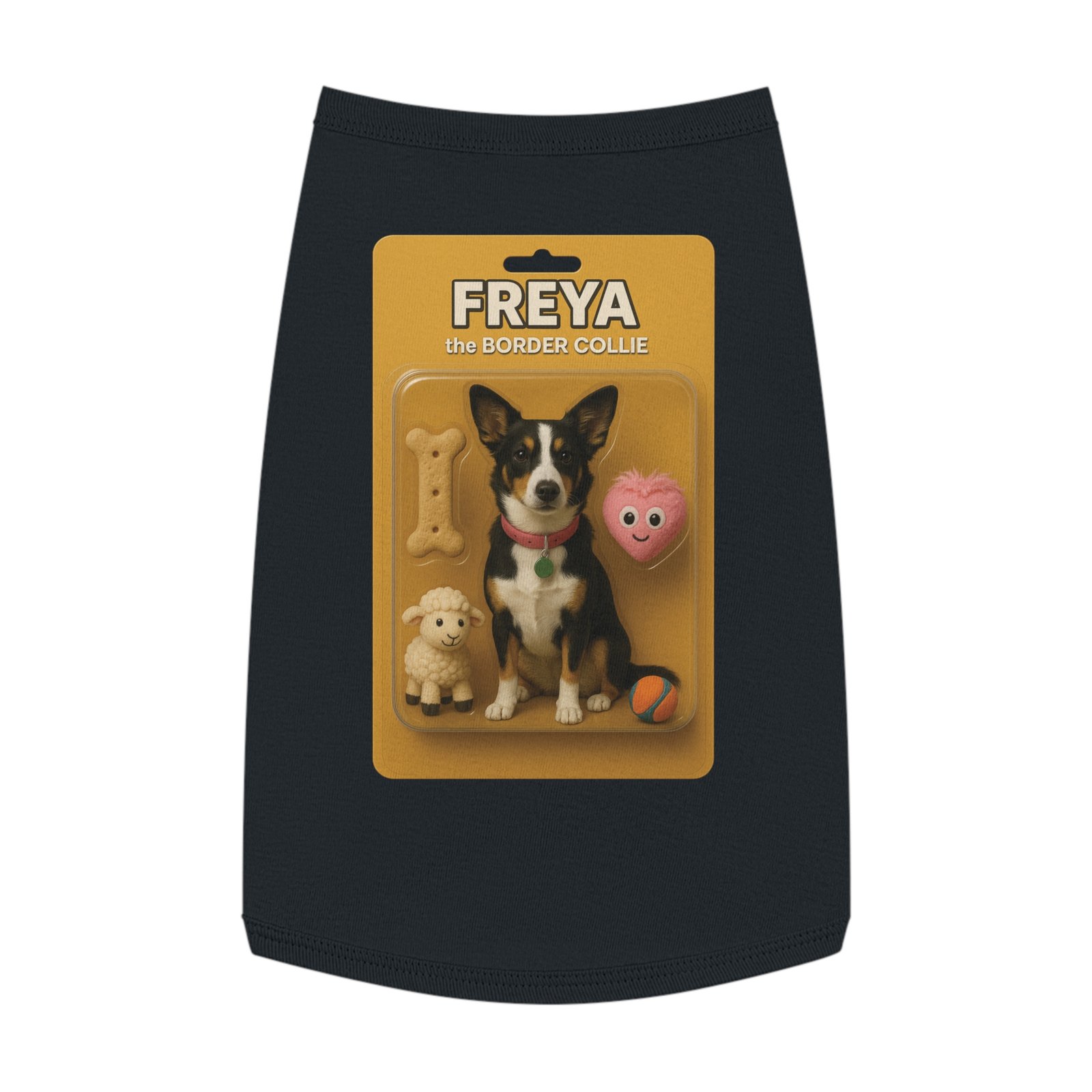 Custom Personalization of Your Dog or Cat Tee - Black - T-Shirt - Pet Tank Top - Image 5