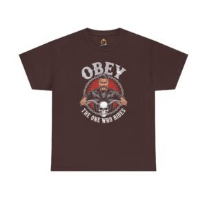 Biker T-Shirt - Obey the One Who Rides - Adult Innuendo - Biker - Color Choice - Unisex Tee