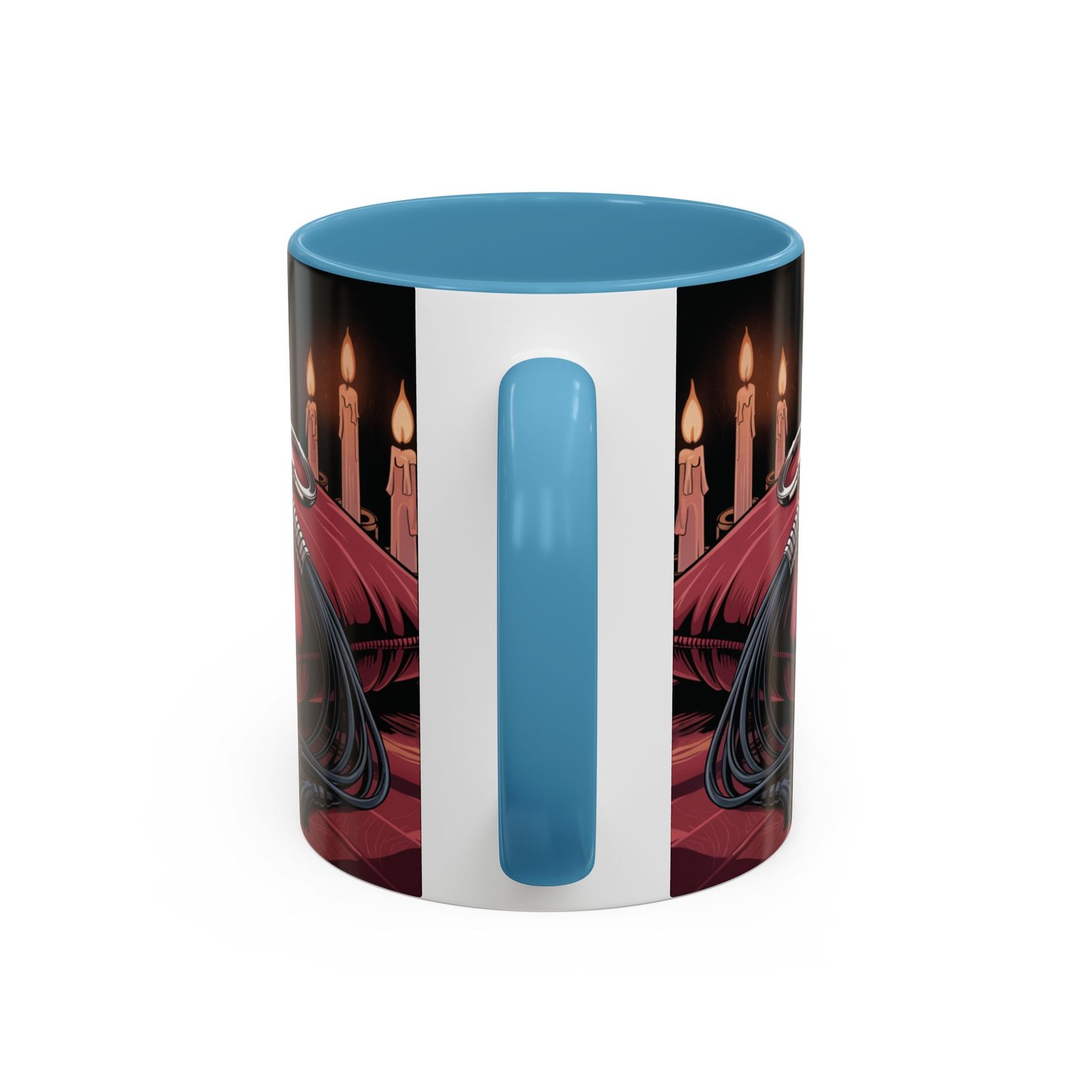 Seductive Handcuff Accent - Candles and a Whip - Bondage Theme - Choice of Colors - Coffee Mug - 11 & 15oz - Image 38