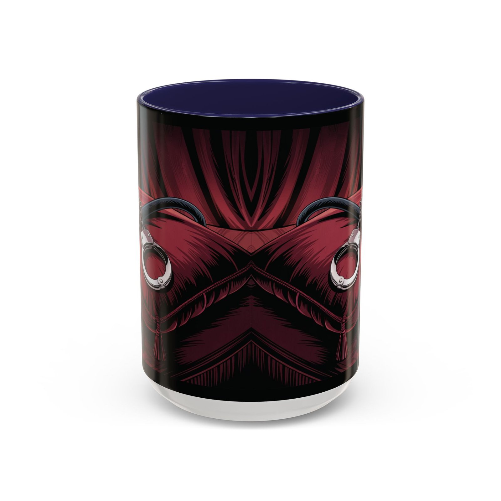 Seductive Handcuff Accent - Candles and a Whip - Bondage Theme - Choice of Colors - Coffee Mug - 11 & 15oz - Image 25