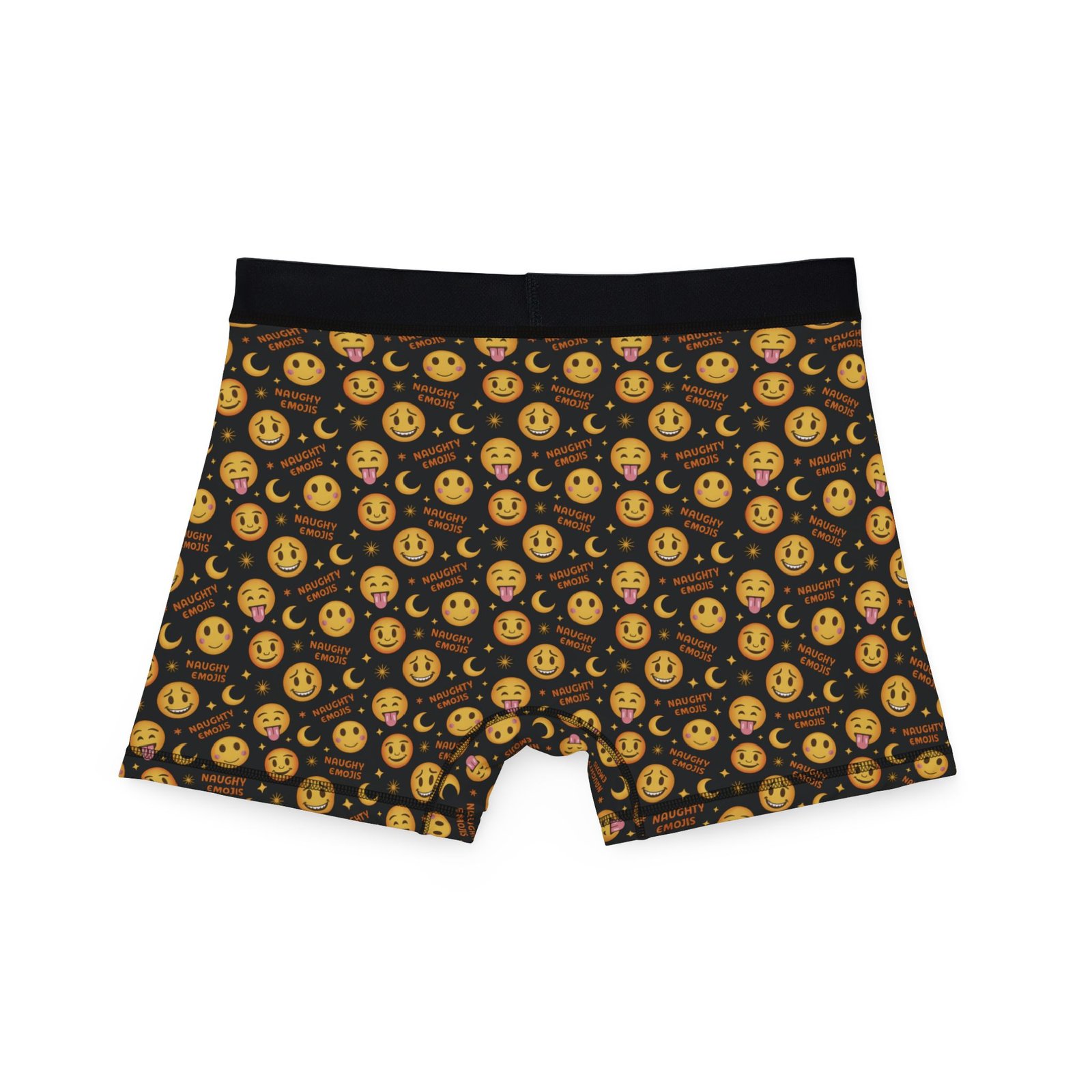 Naughty Emojis Pattern - Sexy Innuendo - Biker Apparel - Undies - Men's Boxers - Image 3