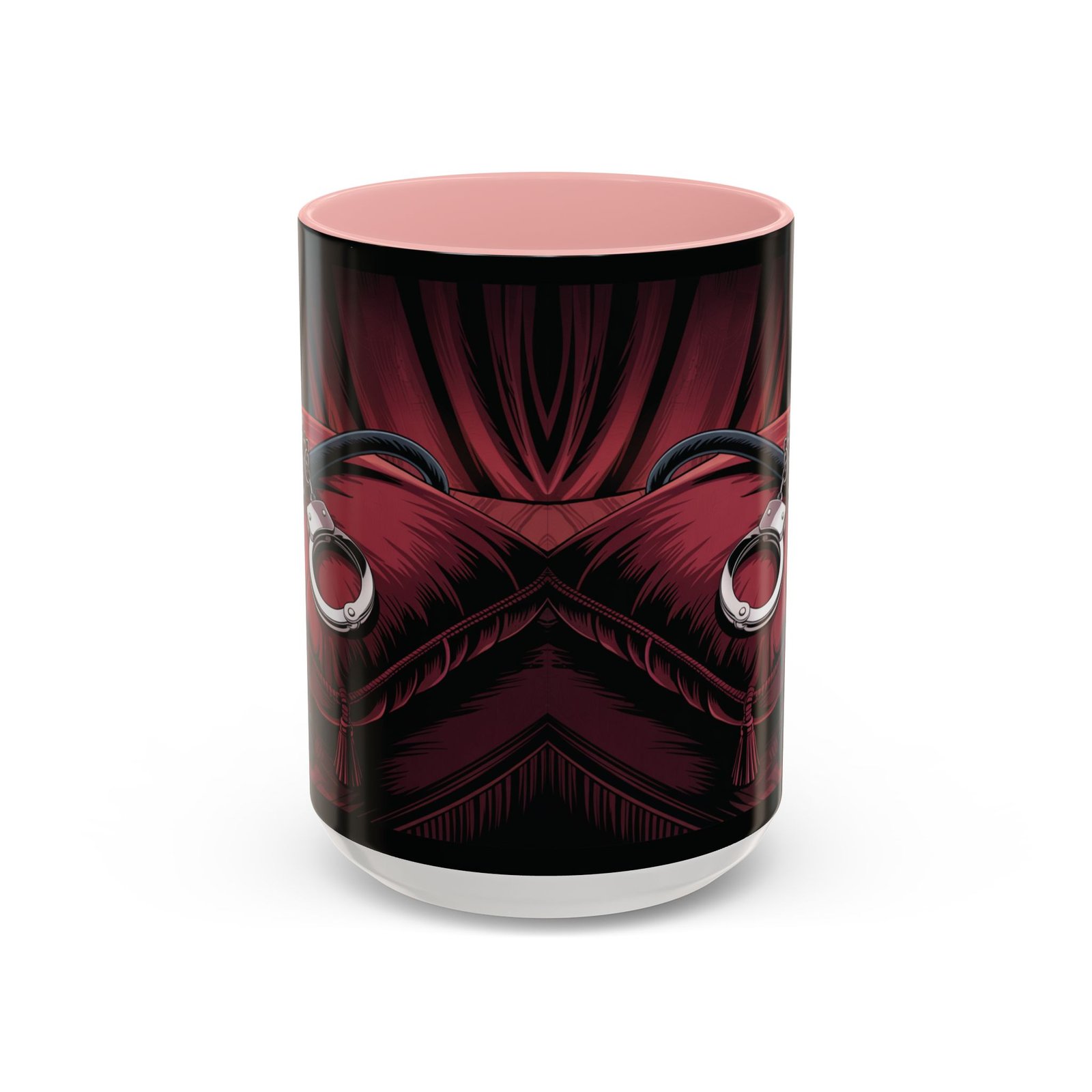 Seductive Handcuff Accent - Candles and a Whip - Bondage Theme - Choice of Colors - Coffee Mug - 11 & 15oz - Image 28