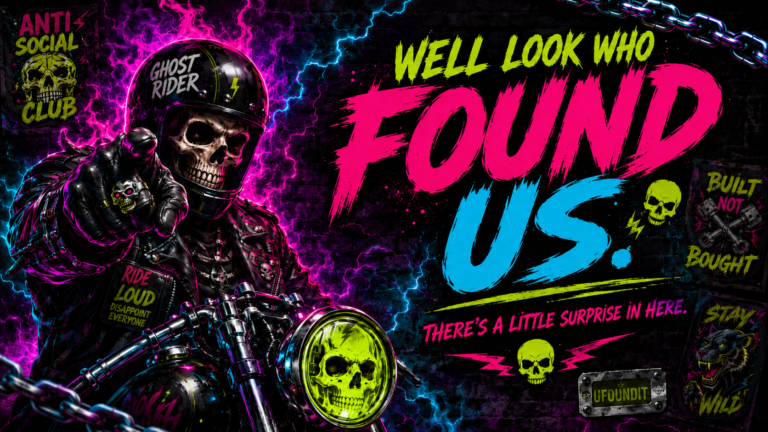 Find the secret coupon code in the image and use it on your next order at GhostRiderTees.com
