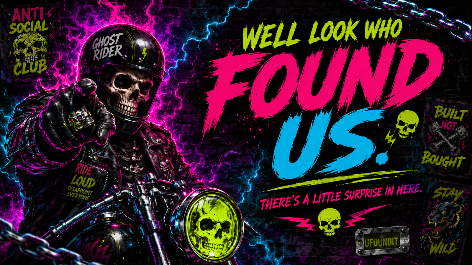 Find the secret coupon code in the image and use it on your next order at GhostRiderTees.com