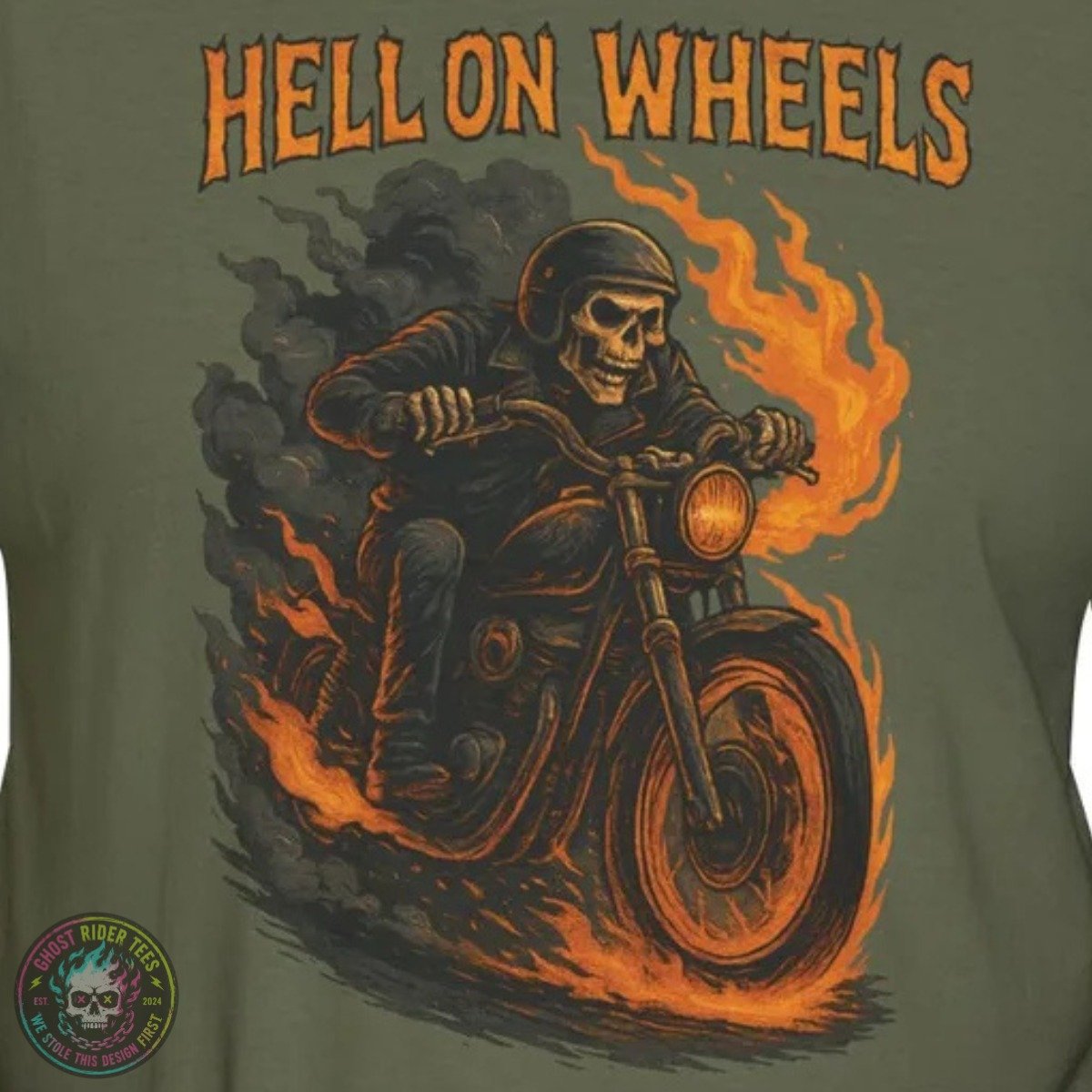 Ghost Rider Tees design