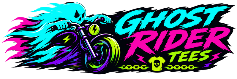 Logo for Ghost Rider Tees, Home of the Best Biker Tees on the Planet.